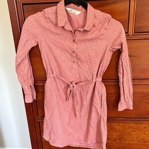 H&M Pink Long Sleeve Dress
